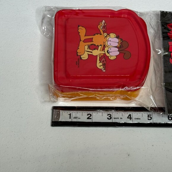 Garfield Sandwich Container Lunch Box Cartoon Food Storage New - Picture 5 of 6